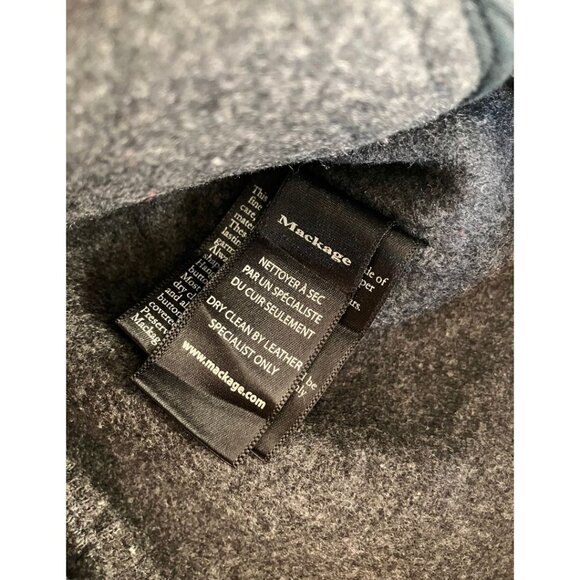 Mackage Edith with Leather Sleeves Coat Black Size XS - Picture 9 of 10